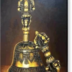 bell vajra canvas print