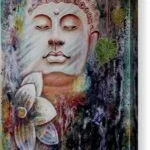 buddha before enlightenment canvas print