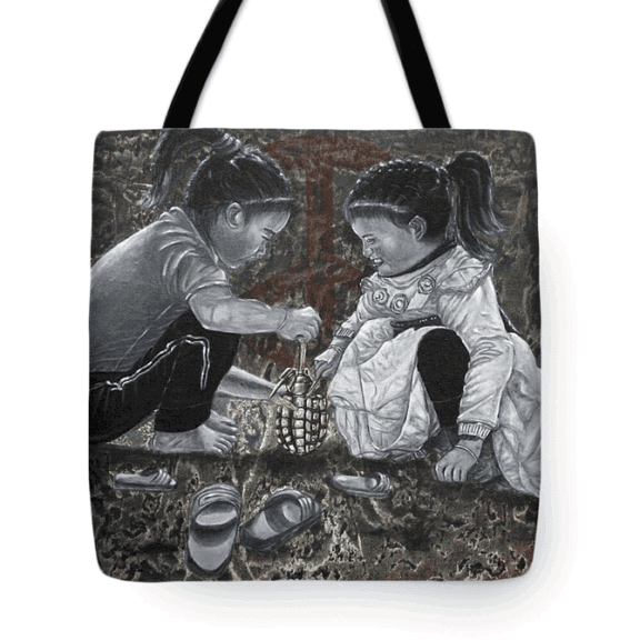 Make Education, not War 9 make education not war tote bag